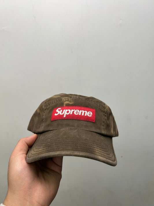New Supreme Brown Tie Dye Box Logo Hat