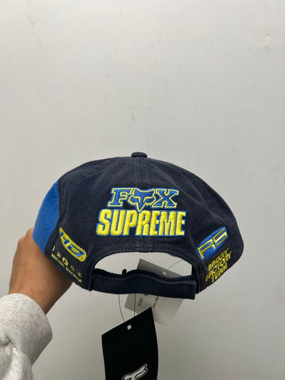 New Supreme Blue Yellow Fox Hat