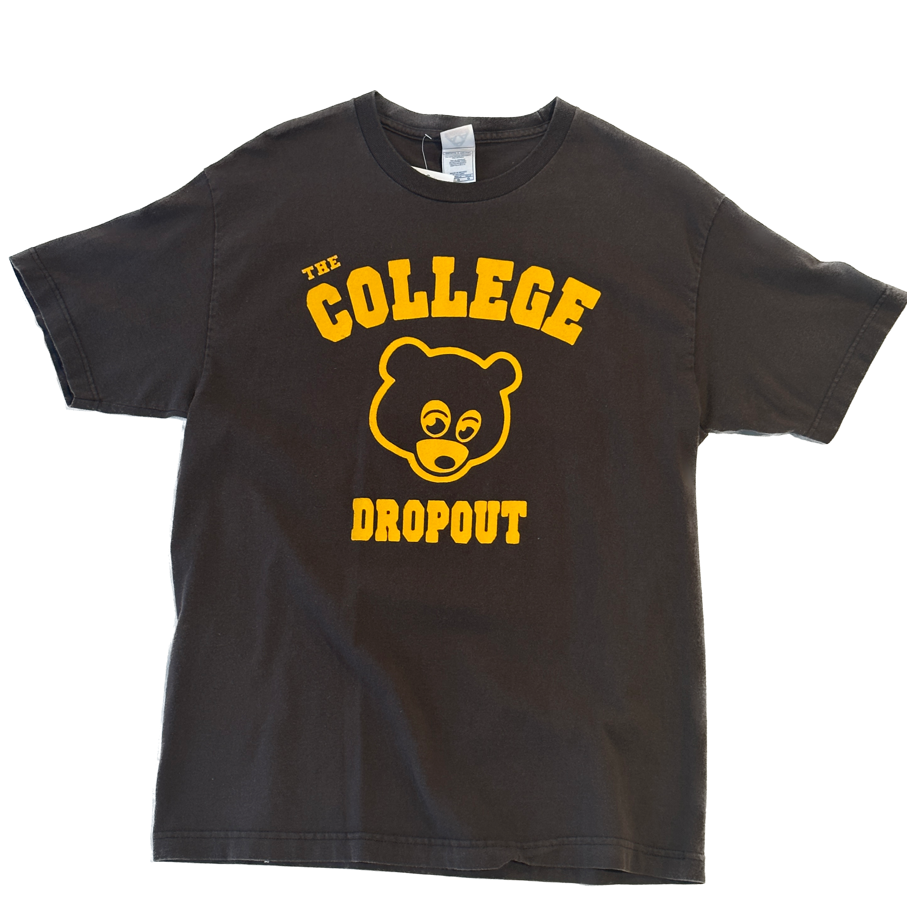 College Drop Out Brown Tee size Large