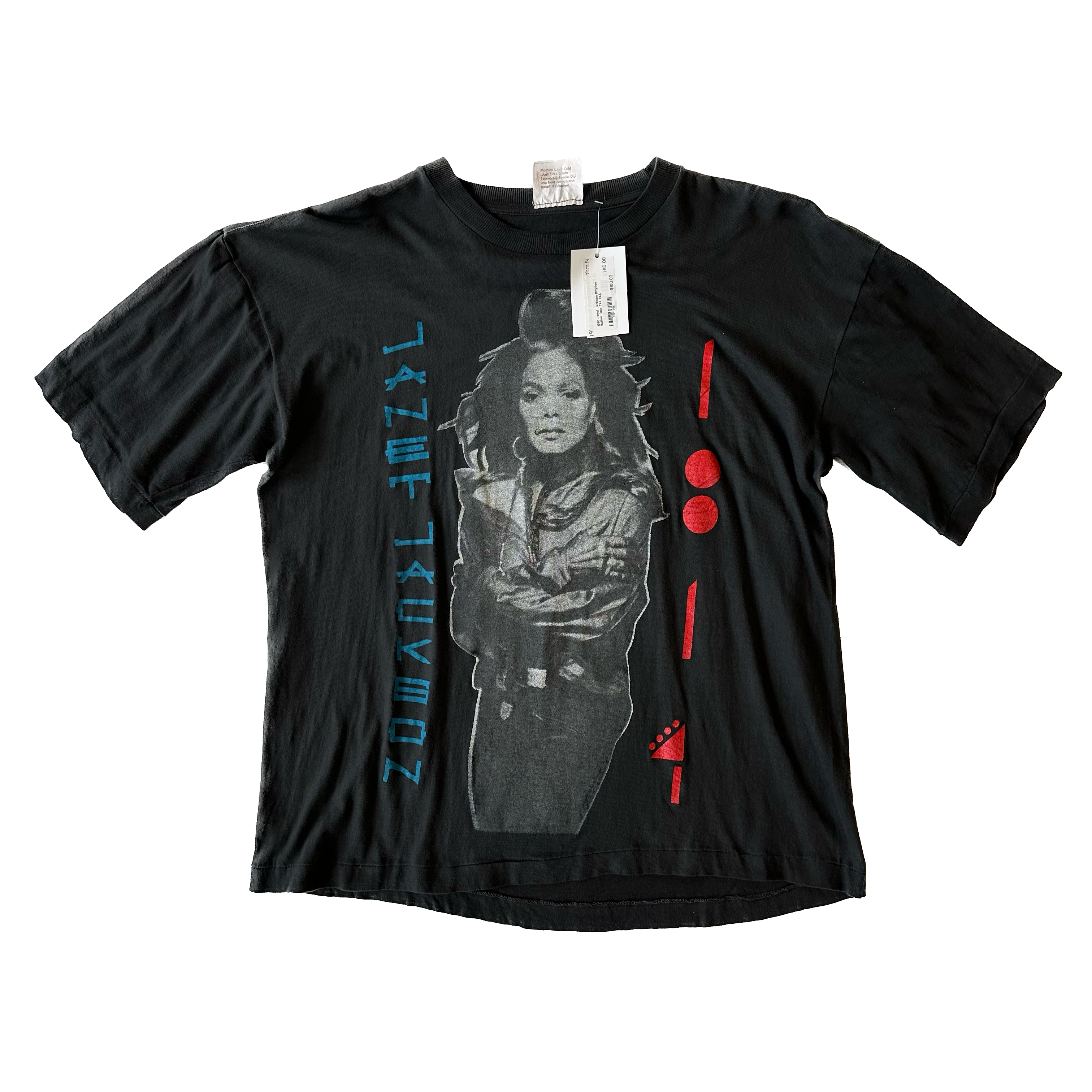 1990 Janet Jackson Rhythm Nation Tour Tee sz.L