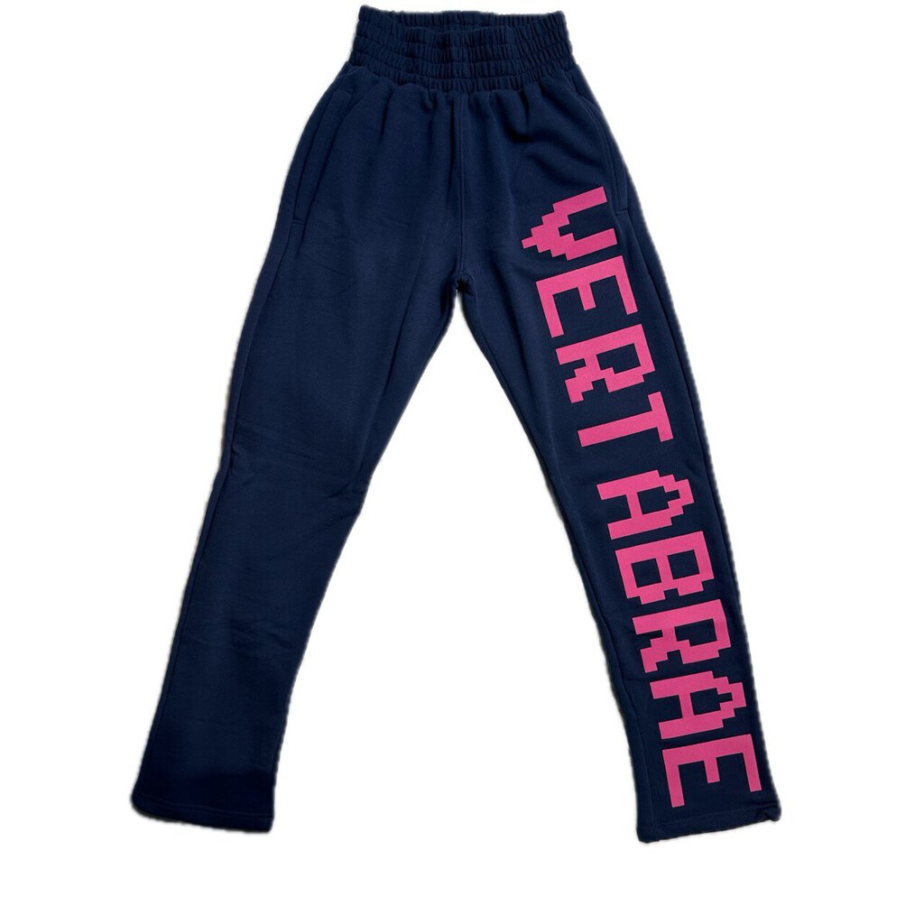 New Vertebrae Navy Pink Pants Size Small