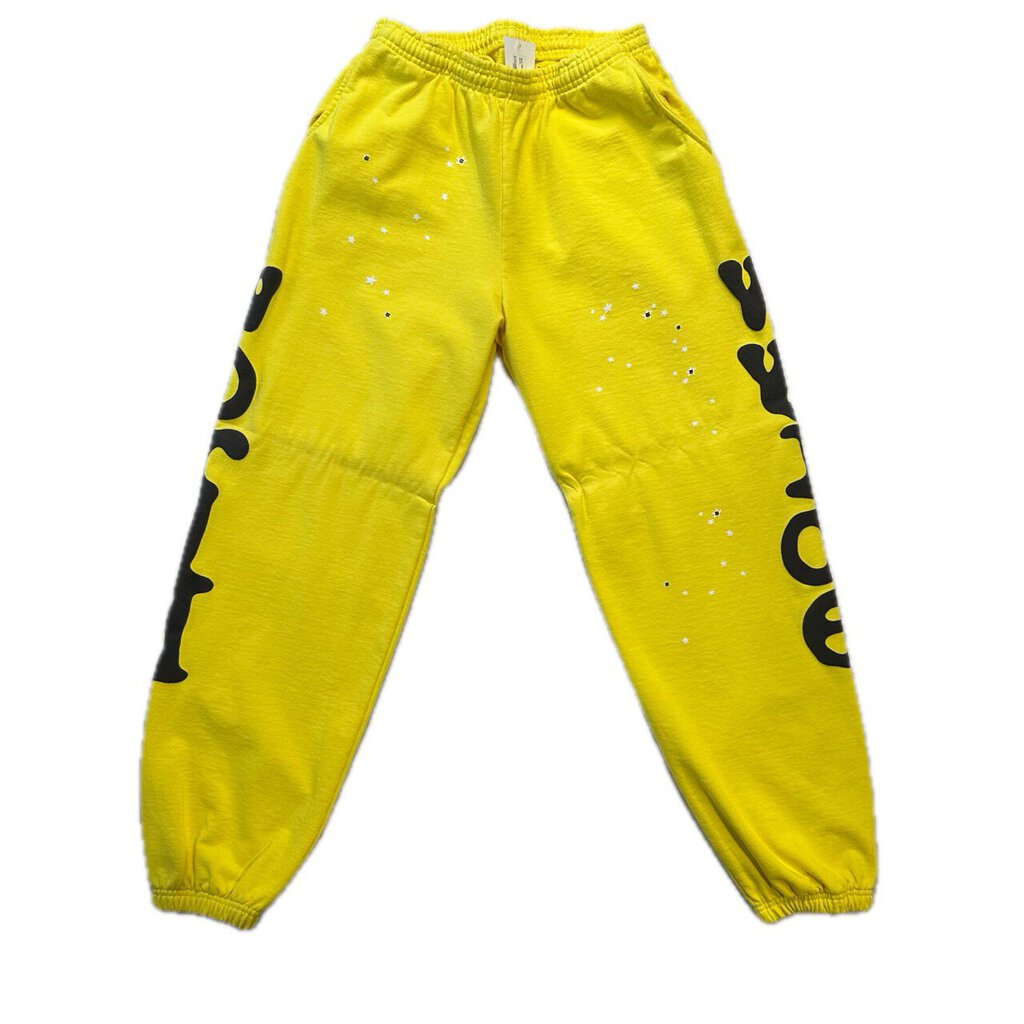 New Sp5der Yellow Sweats sz.XL