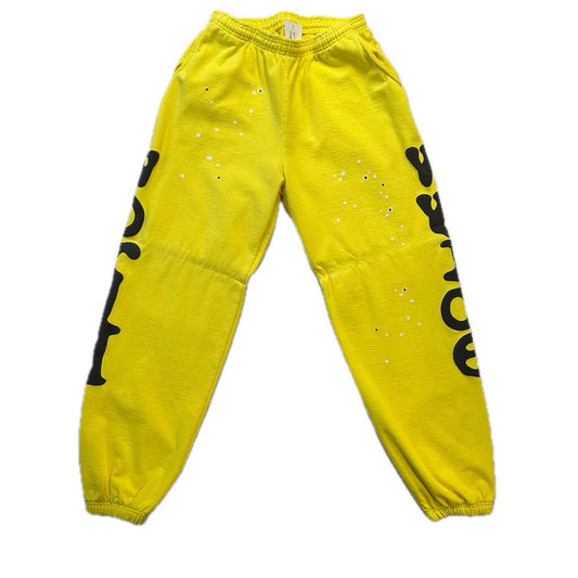 New Sp5der Yellow Sweats sz.XL