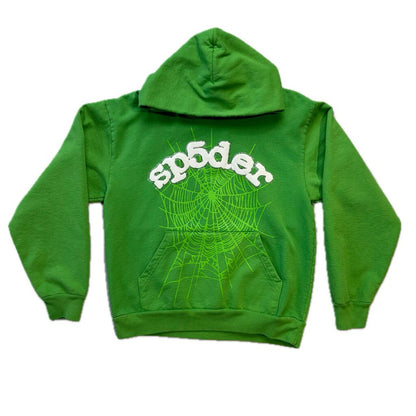 New Sp5der Green Skittle Hoodie sz.2XL