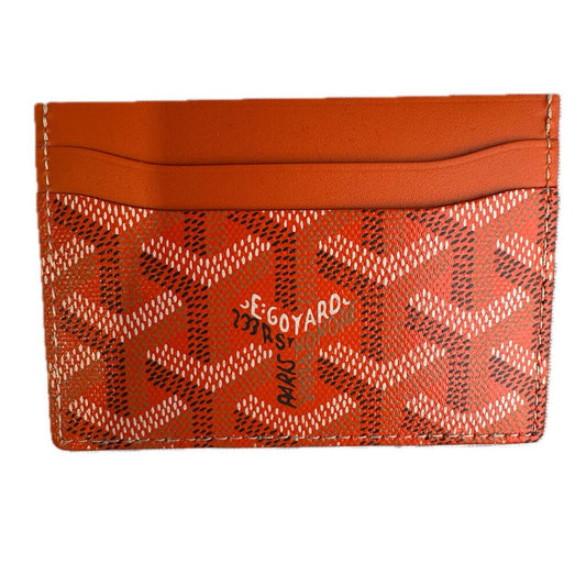 New Goyard Orange Card Holder