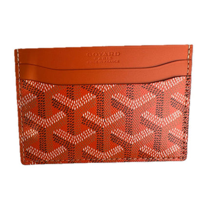 New Goyard Orange Card Holder