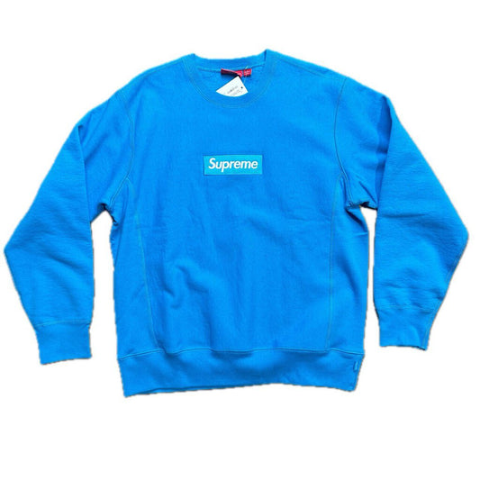 New Supreme Crewneck Bright Royal sz.L