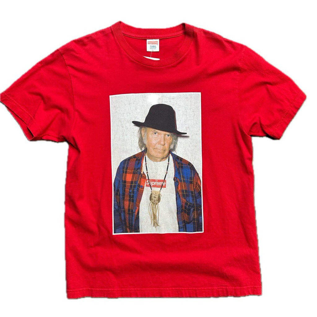 Supreme Neil Young Tee Red Size L