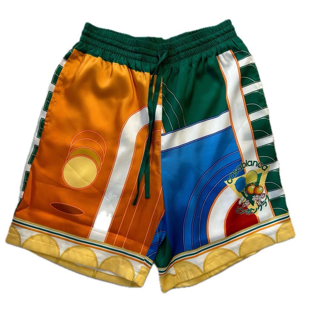 New Casa Blanca Orange/Green Shorts size M
