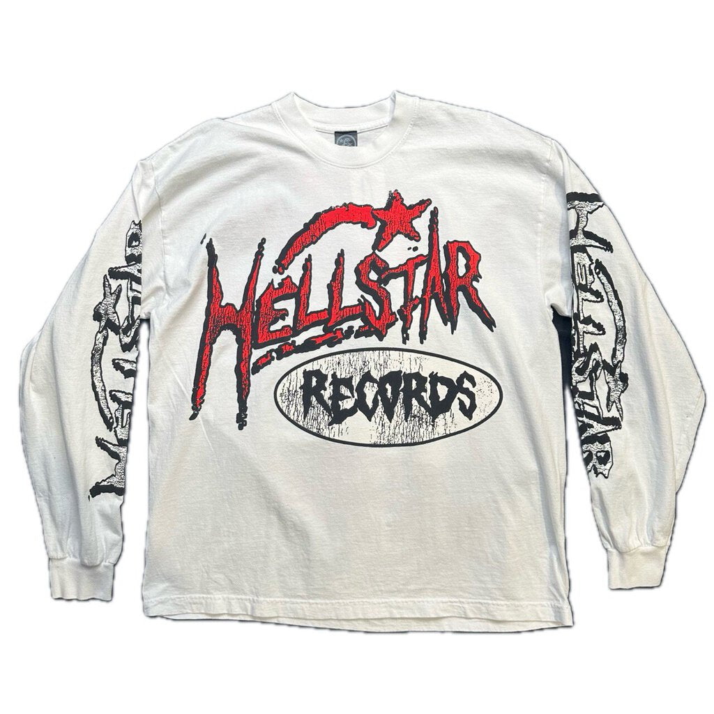 New Hellstar Records White L/S size L