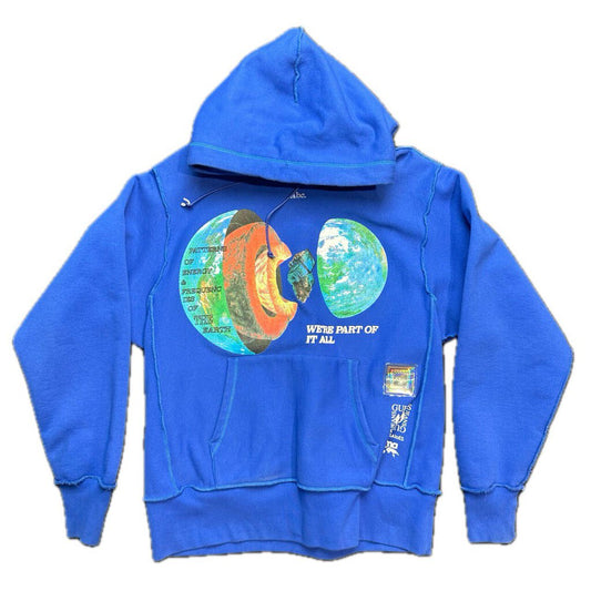 Preowned ABC Royal Blue Hoodie sz.XL