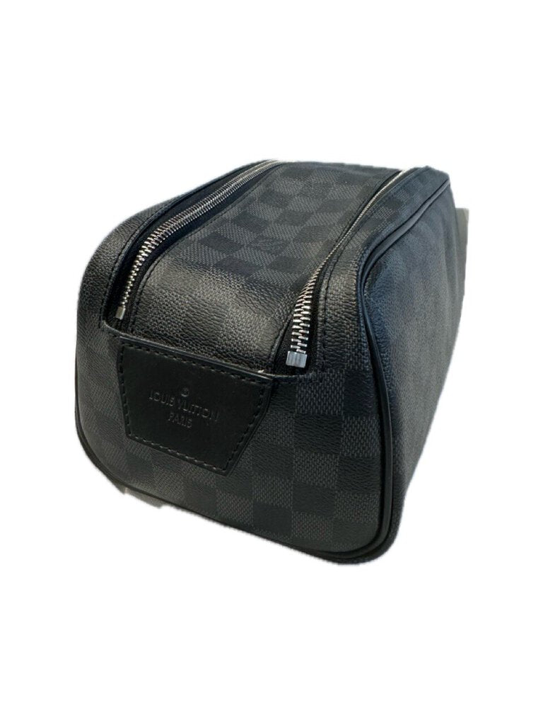 Preowned Louis Vuitton Black Damiere Toiletry Bag