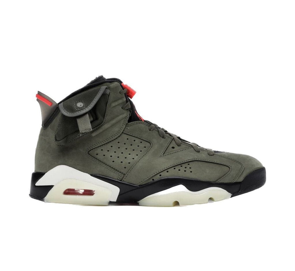 Preowned Jordan 6 Travis Scott Olive sz.10.5